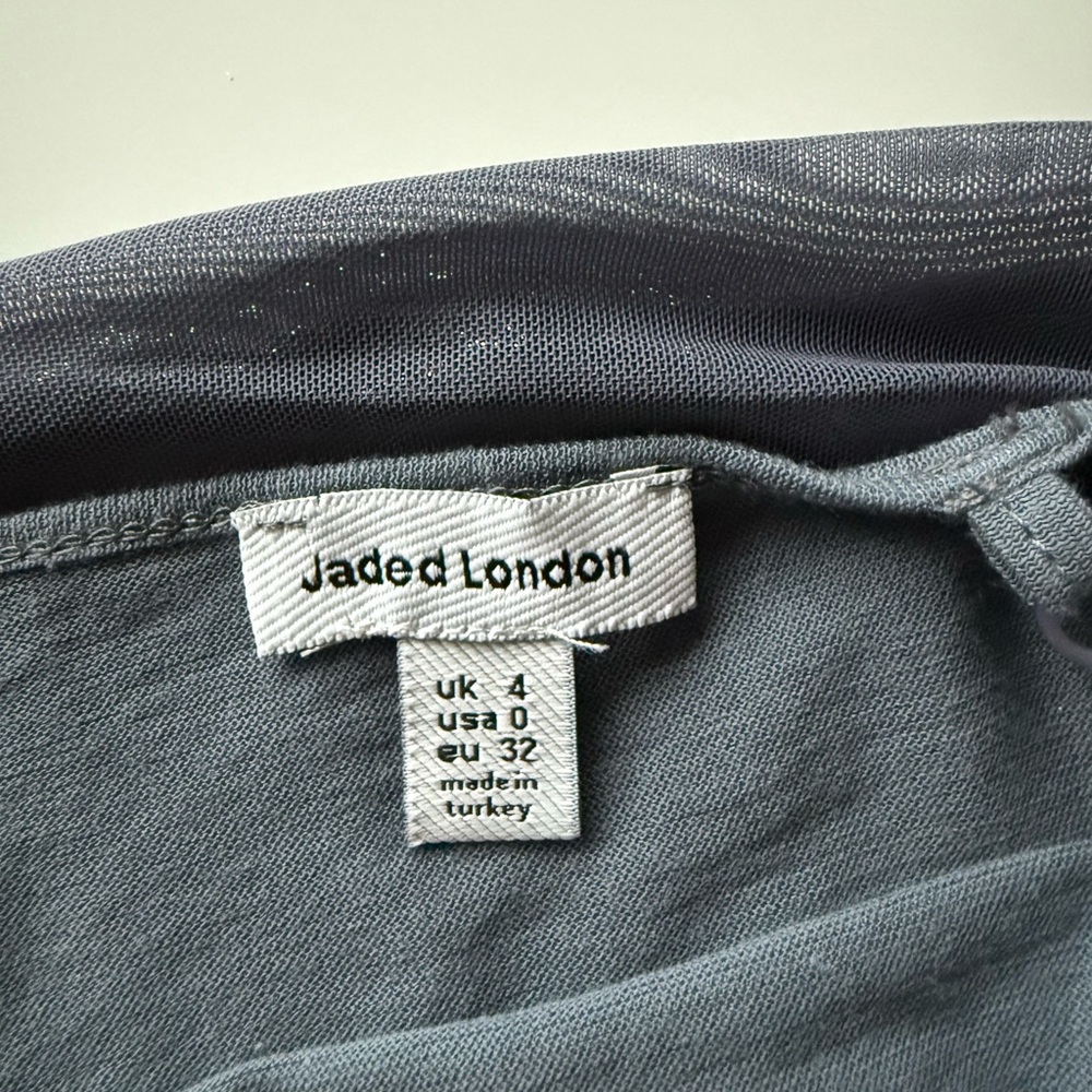 Women's Double Layered Purple/Blue Top - Picture 7 of 7